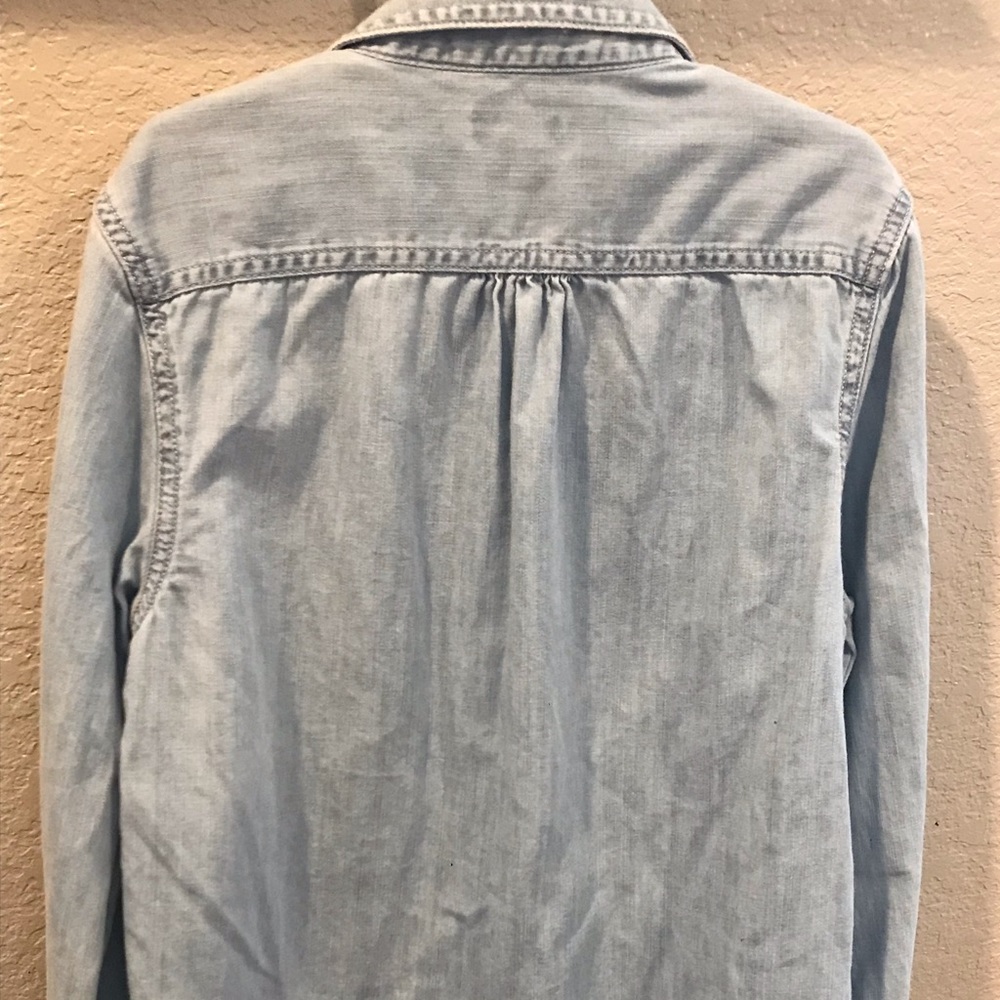 Girls denim button down.